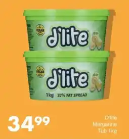 Save D'lite Margarine Tub offer