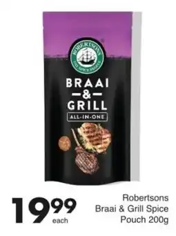 Save Robertsons Braai & Grill Spice Pouch offer