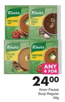 Save Knorr Packet Soup Regular offer