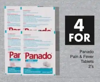 Save Panado Pain & Fever Tablets offer