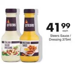 Save Steers Sauce/ Dressing offer