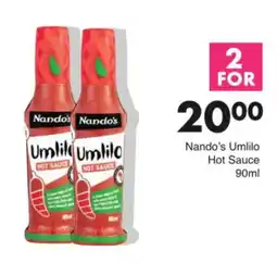 Save Nando's Umlilo Hot Sauce offer