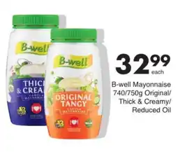 Save B-well Mayonnaise Original/ Thick & Creamy/ Reduced Oil offer