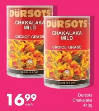 Save Dursots Chakalaka offer
