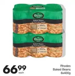 Save Rhodes Baked Beans offer
