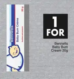 Save Bennetts Baby Bum Cream offer
