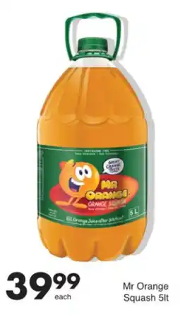 Save Mr Orange Squash offer