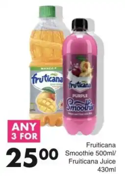 Save Fruiticana Smoothie/ Fruiticana Juice offer