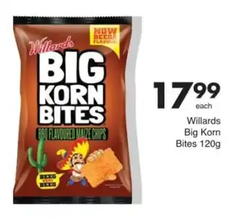 Save Willards Big Korn Bites offer