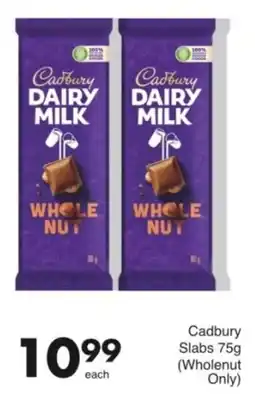 Save Cadbury Slabs offer