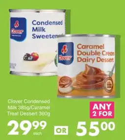 Save Clover Condensed Milk/ Caramel Treat Dessert offer