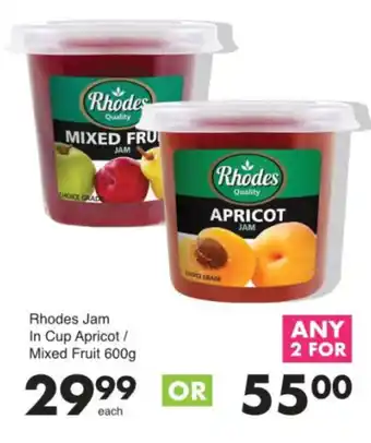 Save Rhodes Jam In Cup Apricot/ Mixed Fruit offer