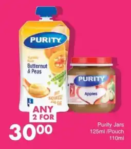 Save Purity Jars/ Pouch offer