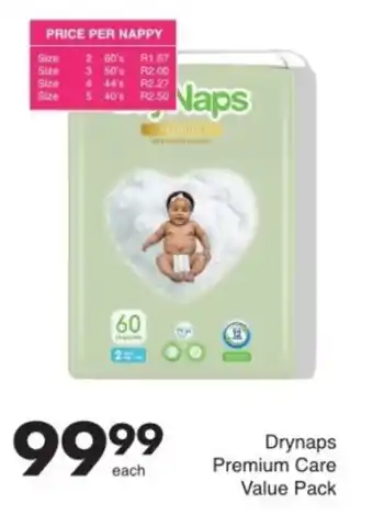 Save Drynaps Premium Care Value Pack offer