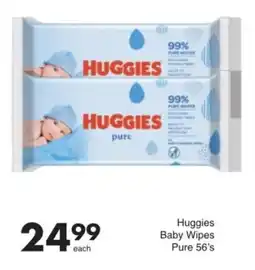 Save Huggies Baby Wipes Pure offer