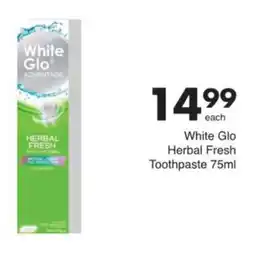 Save White Glo Herbal Fresh Toothpaste offer