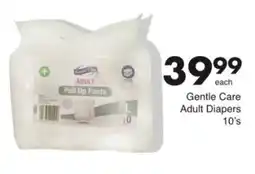 Save Gentle Care Adult Diapers offer