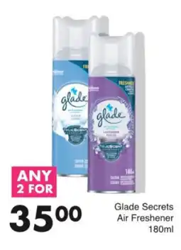 Save Glade Secrets Air Freshener offer