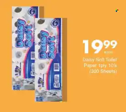 Save Daisy Soft Toilet Paper 1ply offer