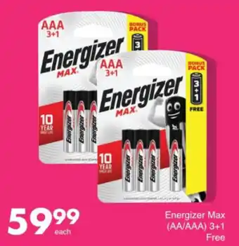 Save Energizer Max AA/AAA offer