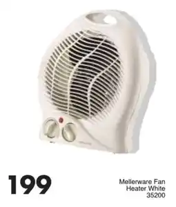 Save Mellerware Fan Heater White offer
