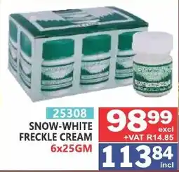 Arrow Cash And Carry Snow-white freckle cream offer