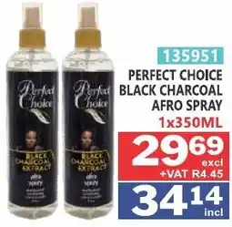 Arrow Cash And Carry Perfect choice black charcoal afro spray offer