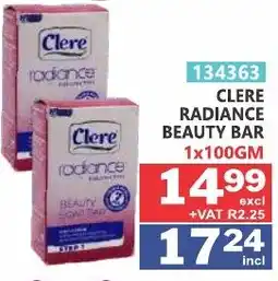 Arrow Cash And Carry Clere radiance beauty bar offer