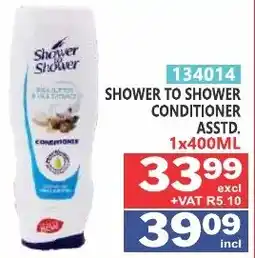 Arrow Cash And Carry Shower to shower conditioner offer