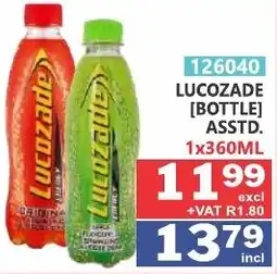 Arrow Cash And Carry Lucozade offer