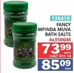 Arrow Cash And Carry Fancy mpinda muva bath salts offer