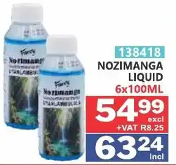 Arrow Cash And Carry Nozimanga liquid offer