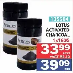 Arrow Cash And Carry Lotus activated charcoal offer