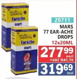 Arrow Cash And Carry Mars 77 ear-ache drops offer