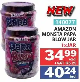 Arrow Cash And Carry Amazon monsta papa blow jar offer