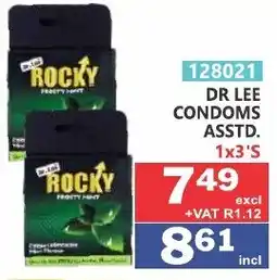 Arrow Cash And Carry Dr lee condoms offer