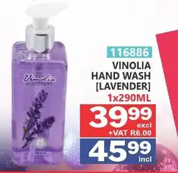 Arrow Cash And Carry Vinolia hand wash offer