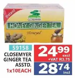 Arrow Cash And Carry Closemyer ginger tea offer