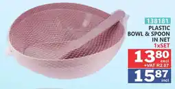Arrow Cash And Carry Plastic bowl & spoon in net offer