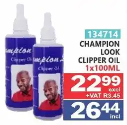 Arrow Cash And Carry Champion look clipper oil offer