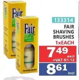 Arrow Cash And Carry Fair shaving brushes offer