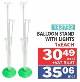 Arrow Cash And Carry Balloon stand with lights offer