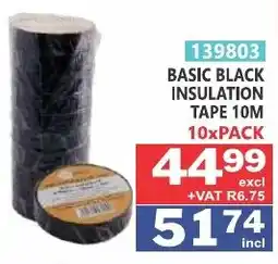 Arrow Cash And Carry Basic black insulation tape offer