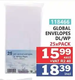 Arrow Cash And Carry Global envelopes offer