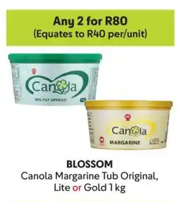 Makro BLOSSOM Canola Margarine Tub offer