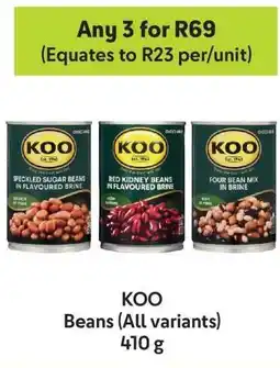 Makro KOO Beans (All variants) offer