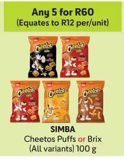 Makro SIMBA Cheetos Puffs or Brix offer