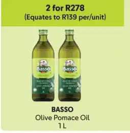 Makro BASSO Olive Pomace Oil 1 L offer