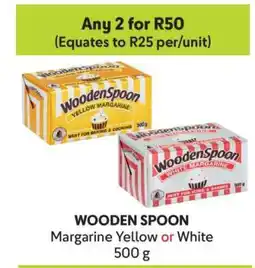 Makro WOODEN SPOON Margarine Yellow or White 500 g offer