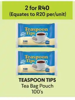 Makro TEASPOON TIPS Tea Bag Pouch 100’s offer